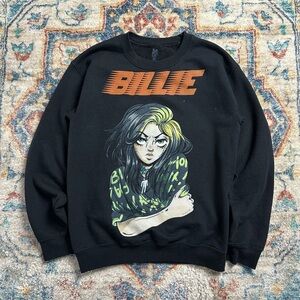 Billie Eillish Pullover Crewneck Medium